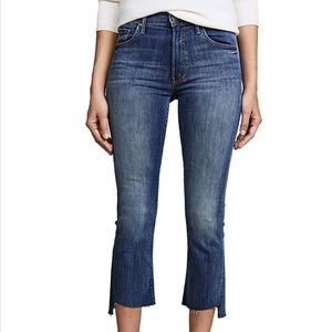 MOTHER The Insider Crop Step Fray Jeans